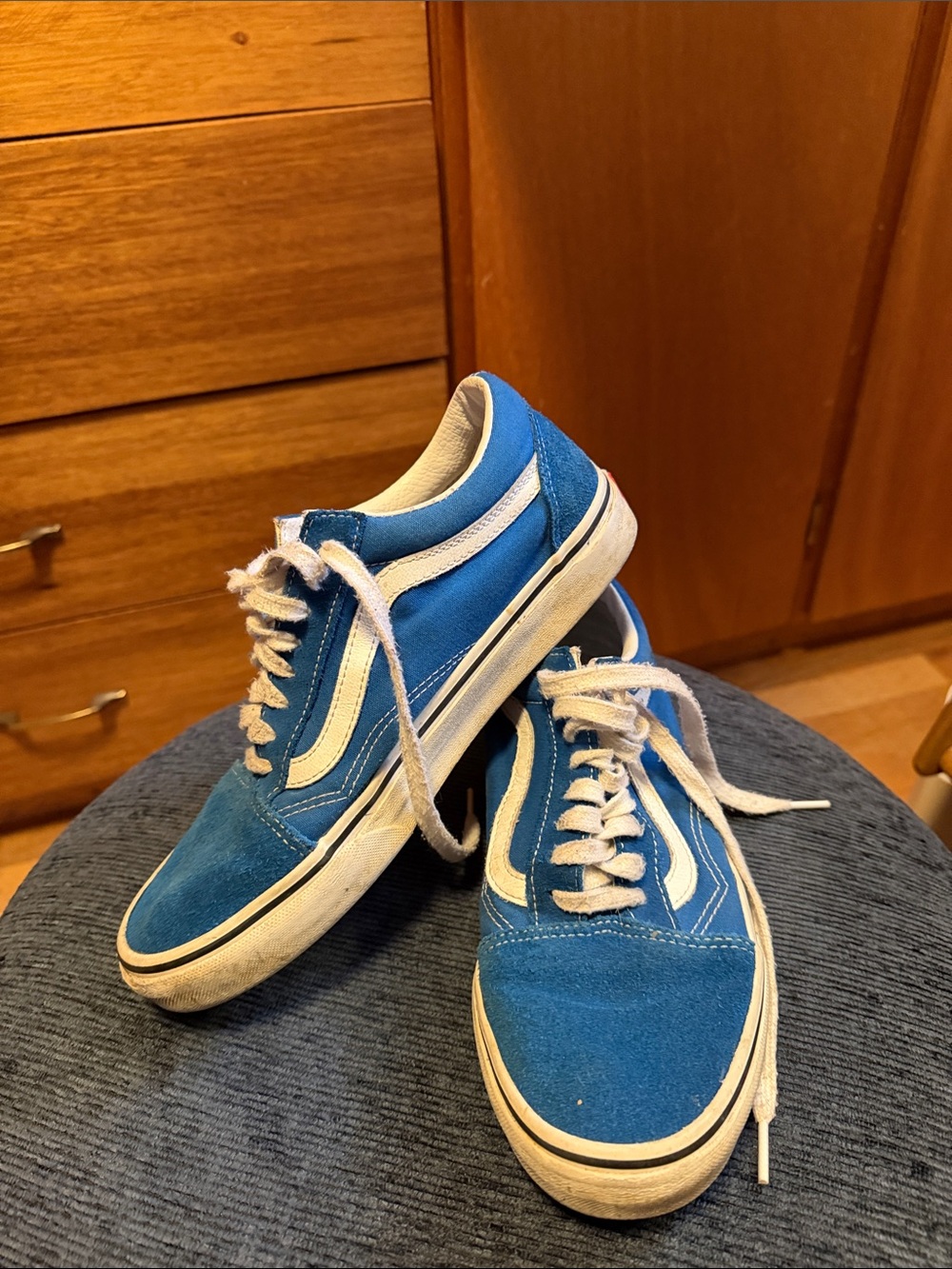 Classic Blue Suede Vans